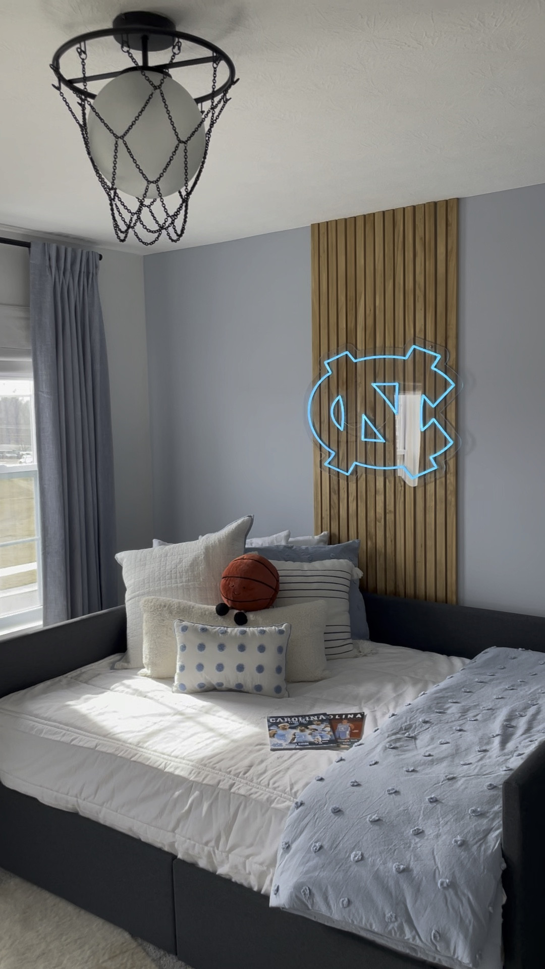 More progress on Lola’s UNC sports room…

#LTKkids #LTKfamily #LTKhome