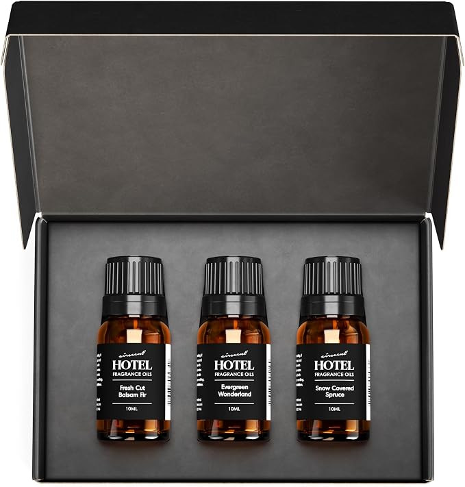 AirScent Christmas Tree Diffuser Oil 3 Pack Gift Set - 10 mL, 0.34 fl oz | Amazon (US)