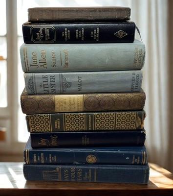 Vintage Books | Shades Of BLUE | Antique Bookshelf Decor | Price Is Per Book | eBay US