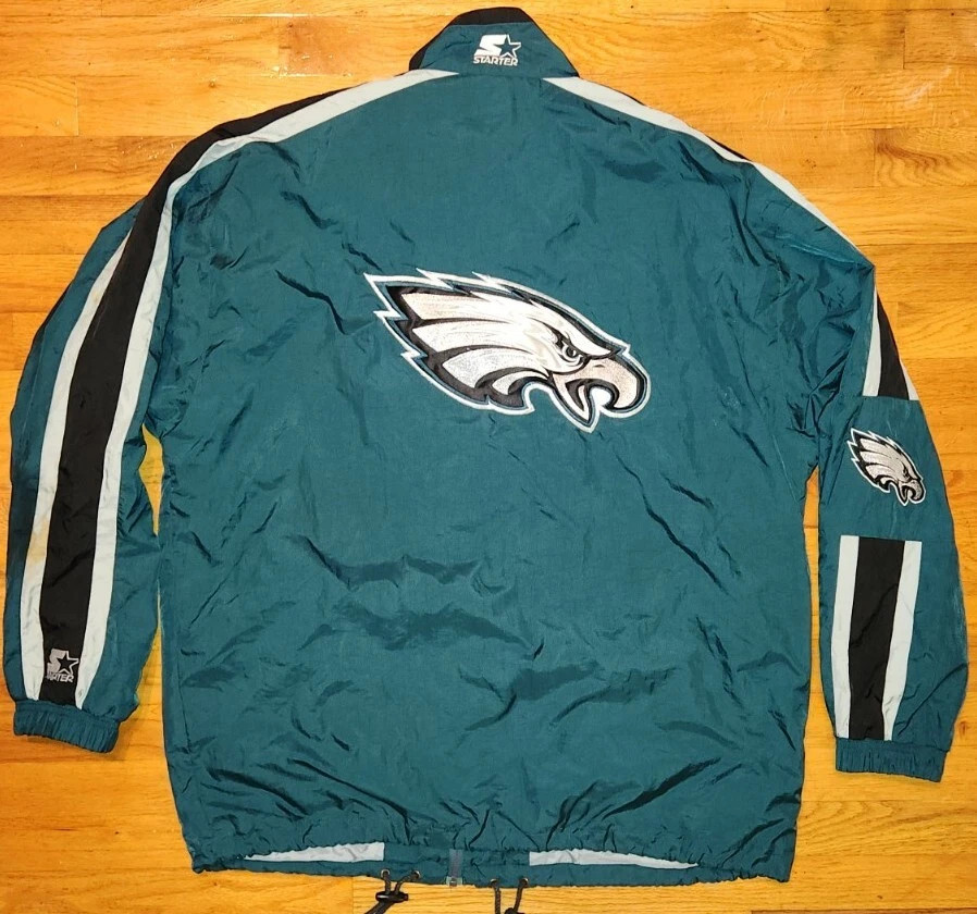 *WOW* Vintage STARTER Pro Line Philadelphia EAGLES Jacket men XL nfl football | eBay US