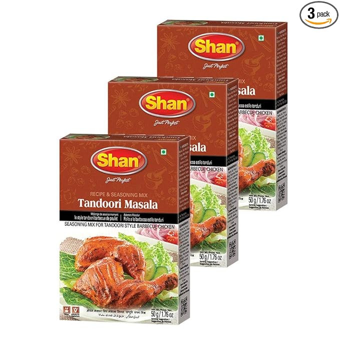 Shan Tandoori Recipe and Seasoning Mix 1.76 oz (50g) - Spice Powder for Tandoori Style Barbecue C... | Amazon (US)
