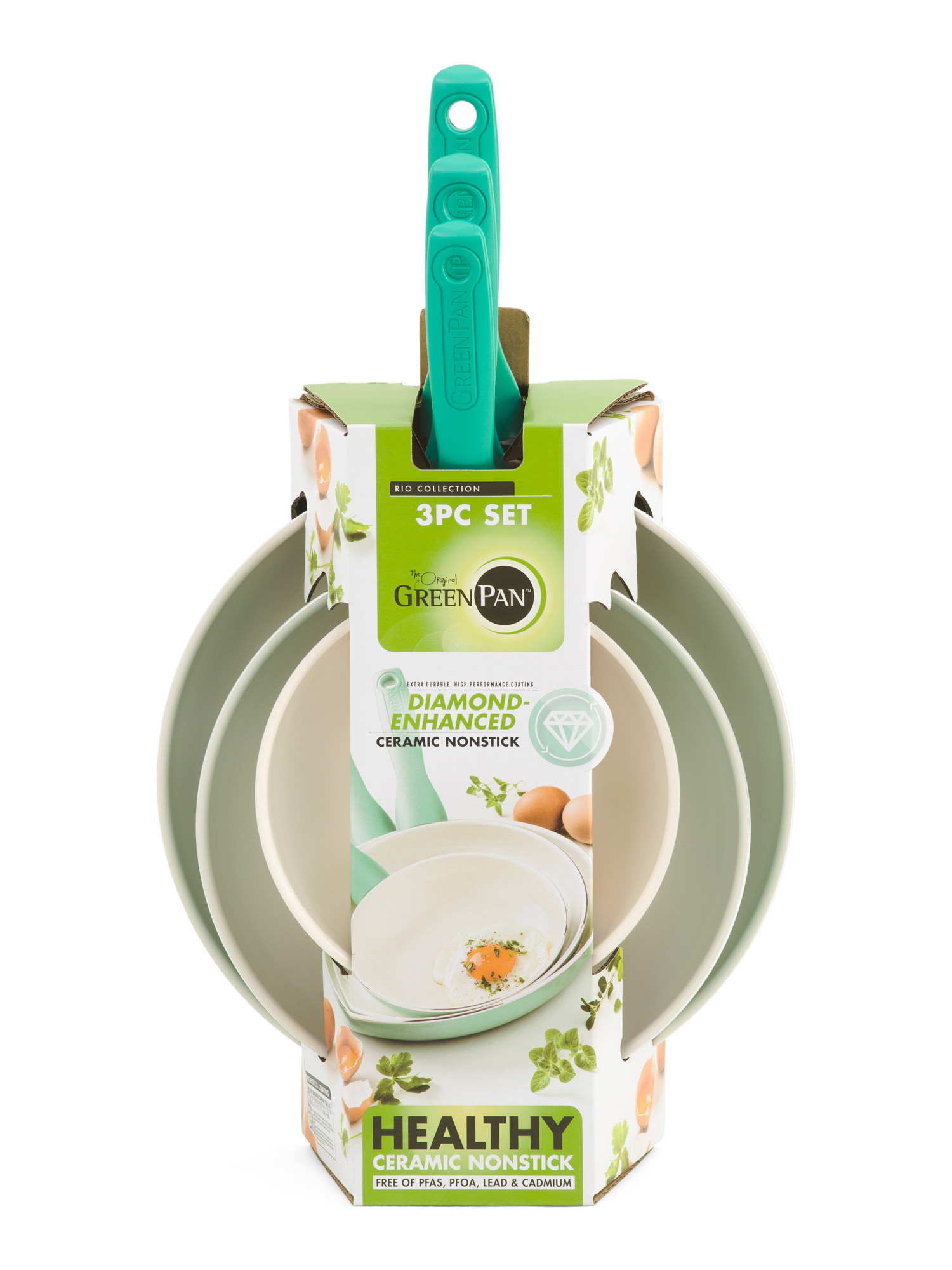 3pc Ceramic Nonstick Fry Pan Set | Mother's Day Gifts | Marshalls | Marshalls