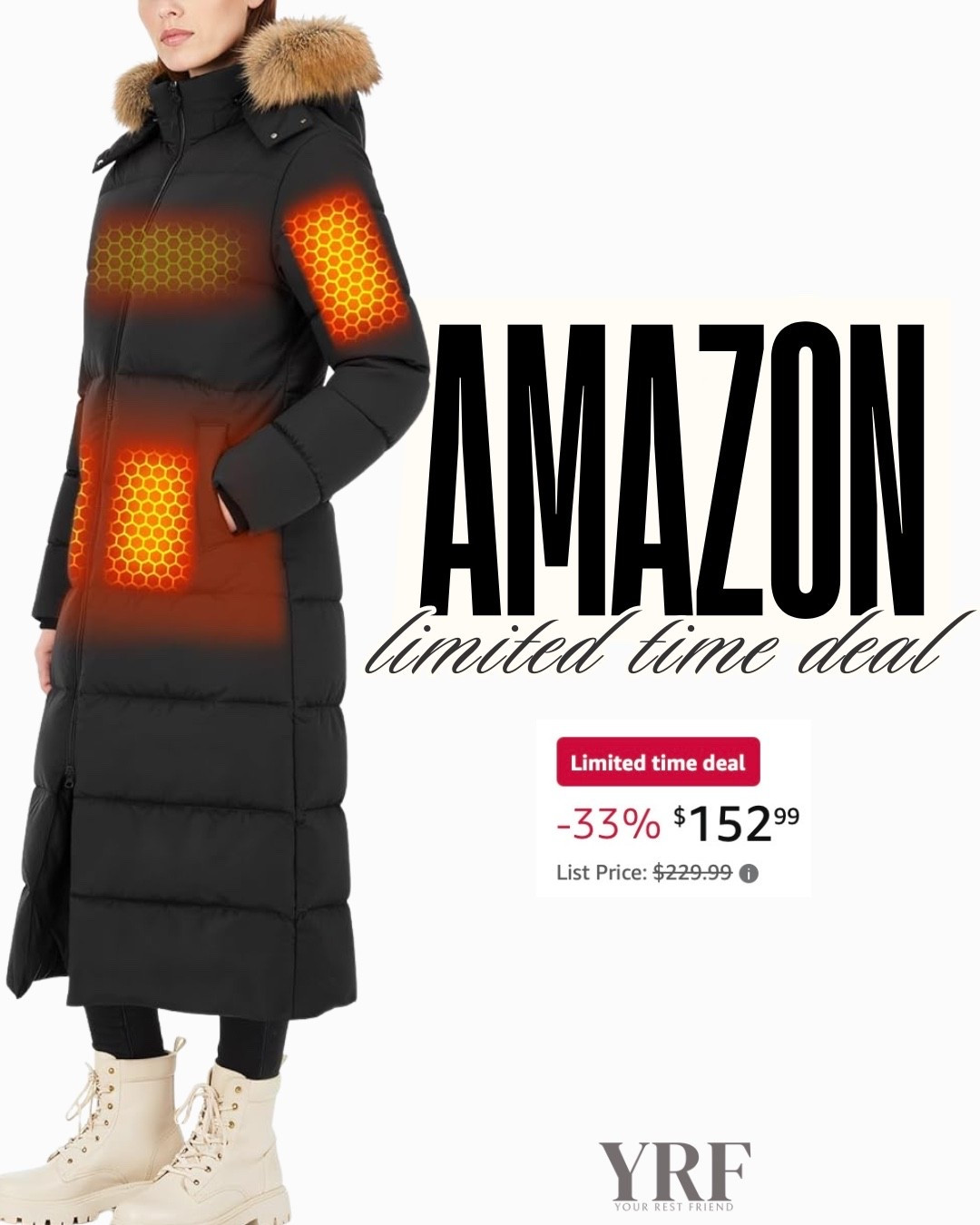 Cold-weather must-have. This women’s heated coat keeps you warm through tailgates, outdoor sports, dog walks, and everyday errands. So many uses, and worth every layer you skip.

#AmazonFinds #AmazonFashion #LTKFinds #LTKDeals #LTKWinterStyle #WinterFashion #ColdWeatherEssentials #HeatedJacket #AmazonDeals #LTKStyle #OutdoorStyle #FallFavorites #WarmAndCozy #LTKOnTheGo #WinterOutfit


#LTKSeasonal