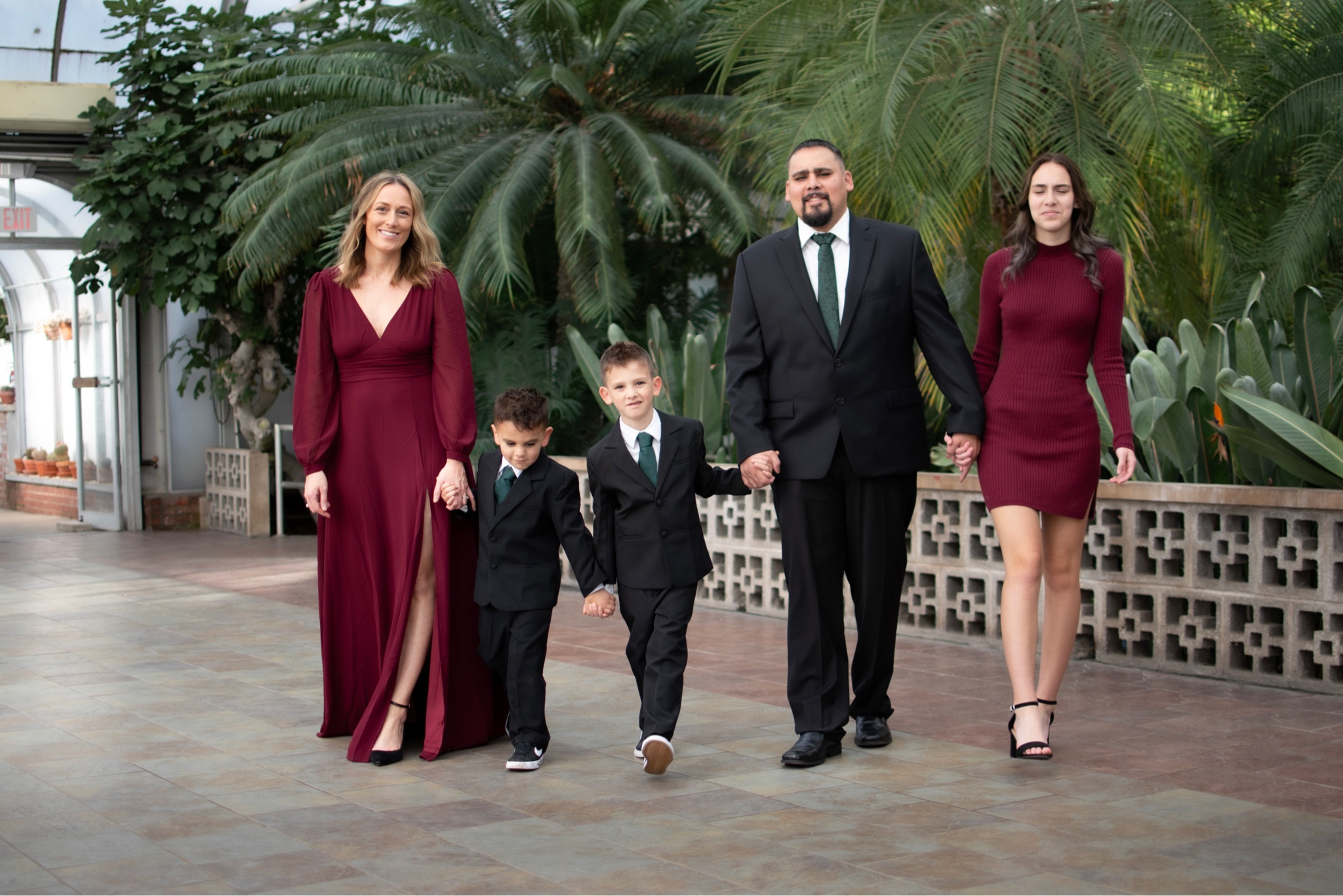 Family Christmas photos. Formal family photos. Formal Christmas outfits. Emerald green ties. Burgundy holiday dress. Holiday photo outfit. Christmas photo outfits.

My dress is a medium.
My daughters is a small. (She is normally a women’s small/2.)
Boys suits are a 5 and a 6. (My boys are normally a boys 4 and 5, from Old Navy, for reference.)

#LTKfindsunder100 #LTKfamily #LTKSeasonal