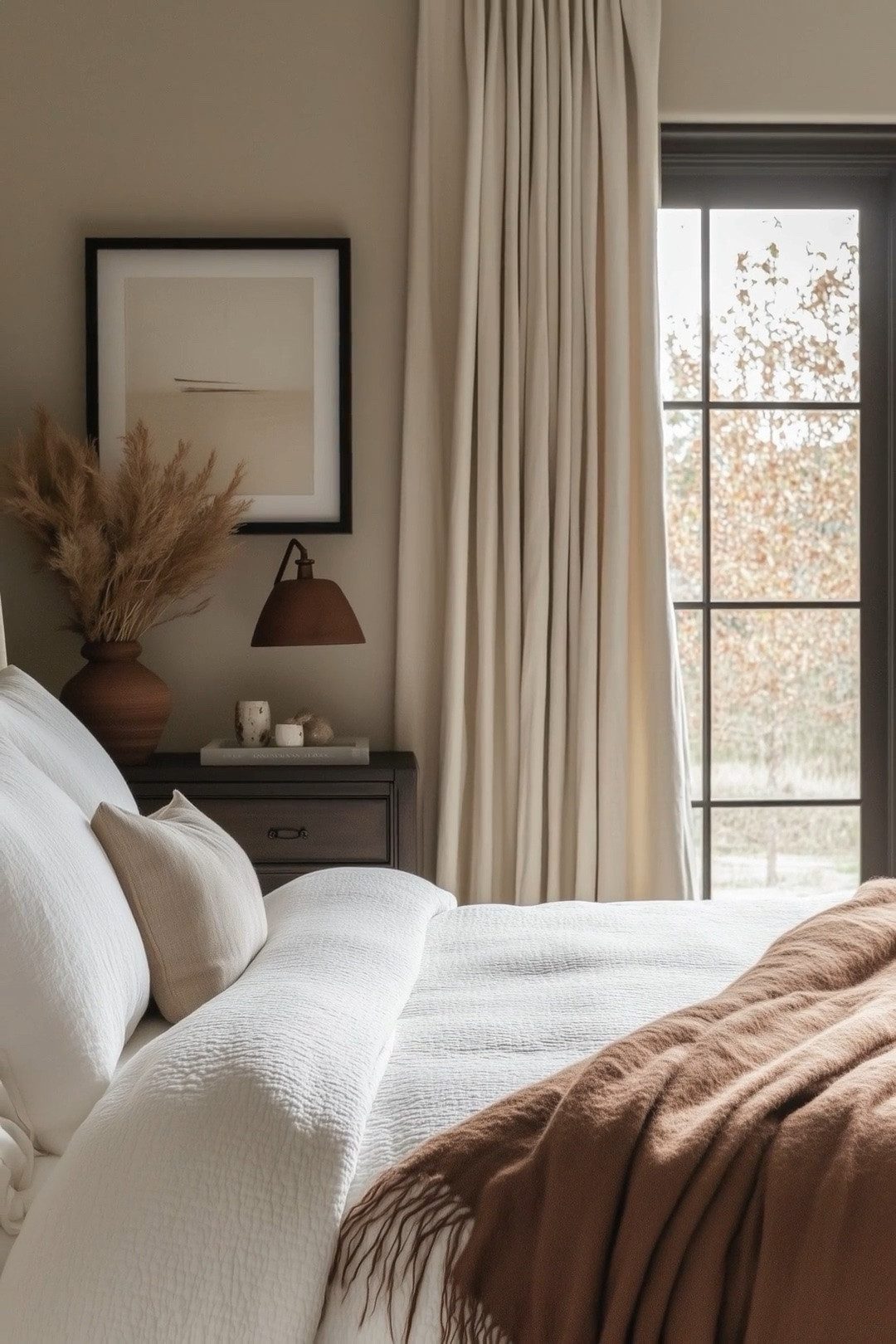 Cozy Neutral Bedroom Styling A serene bedroom styled with soft neutrals, earthy vases, and organic artwork. Layered textures with linen bedding, warm throws, and dried florals create a calming modern organic retreat. #BedroomDecor #ModernOrganicHome #CozyBedroom #NeutralHomeStyle #EarthyDecor #AmazonHomeFinds #MaeveAndModern Keywords: cozy neutral bedroom, modern organic decor, earthy bedroom styling, linen bedding, Amazon home finds, warm throw blanket, dried floral arrangement, organic artwork, bedside styling, calming retreat, serene home decor, cozy layers, minimalist bedroom design, neutral aesthetic home, modern rustic decor Follow @maeveandmodern on Instagram, Pinterest, LTK, and TikTok! #LTKFindsUnder100 #LTKStyleTip

#LTKHome#LTKHome