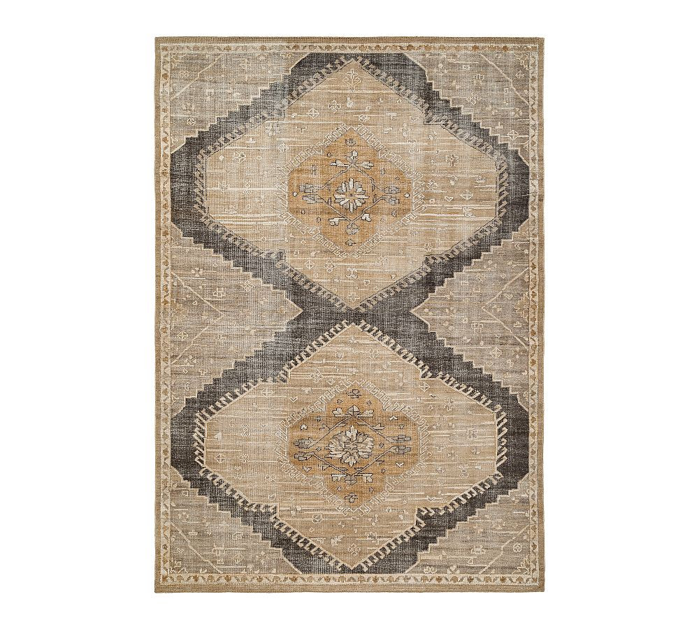 Demitria Hand-Knotted Outdoor Performance Rug | Pottery Barn (US)