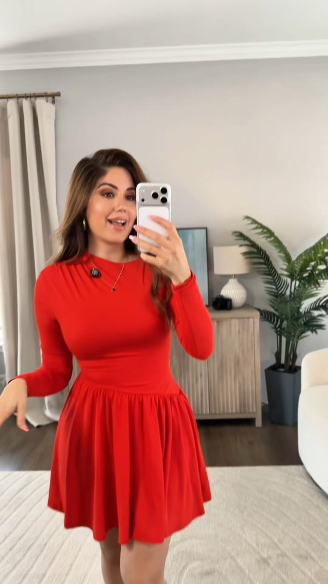 Flirty & chic, this is the prettiest dress for the holiday season! 

 #LTKHoliday #LTKSeasonal #LTKFindsUnder50