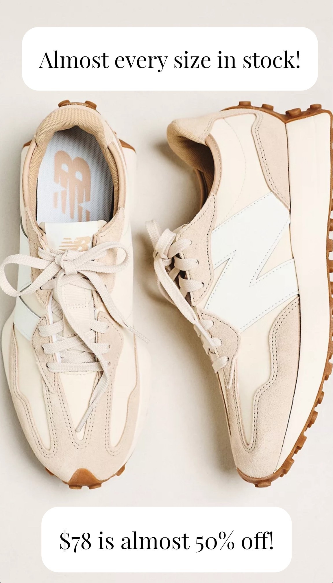 New balance sneakers on a great sale! 

#LTKSaleAlert #LTKootd #LTKActive