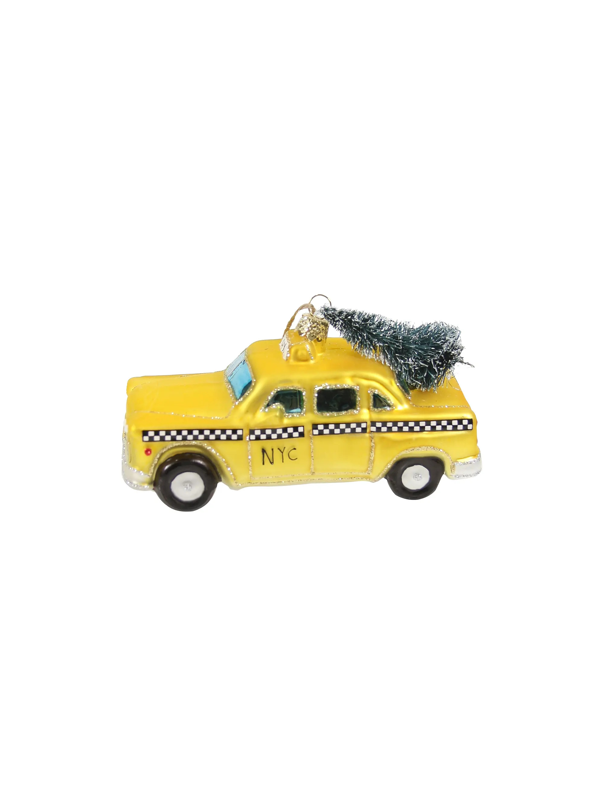 NYC Taxi Glass Ornament | Saks Fifth Avenue