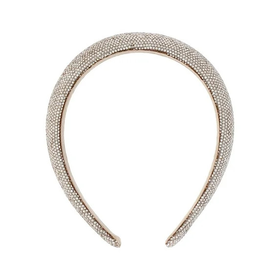 Time and Tru Women's Pave Rhinestone Embellished Headband | Walmart (US)