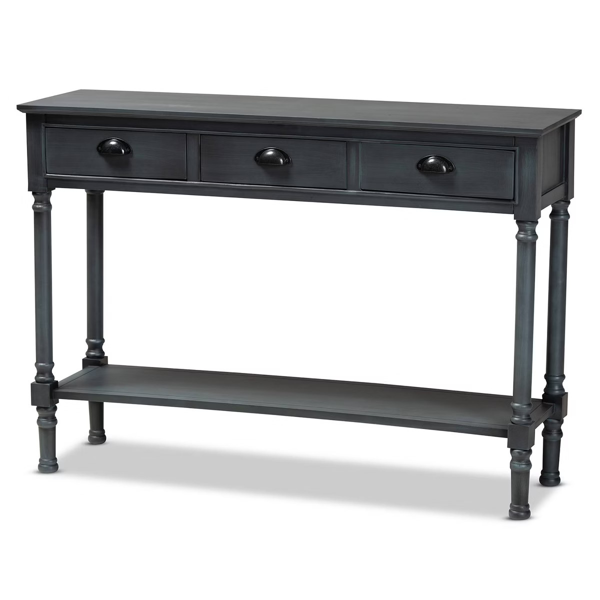 Garvey Wood 3 Drawer Entryway Console Table - Baxton Studio | Target