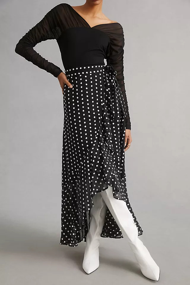 Maeve Asymmetrical Wrap Skirt | Anthropologie (US)