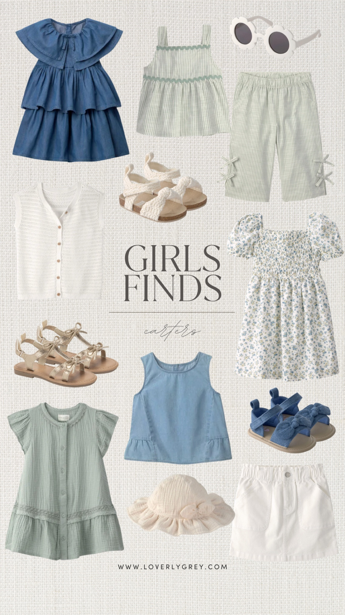 Some cute finds for little girls from @Carters for babies & up! #Carters #CartersPartner

Loverly Grey, carters, girls finds, baby girl finds, kids clothess

#LTKKids #LTKBaby