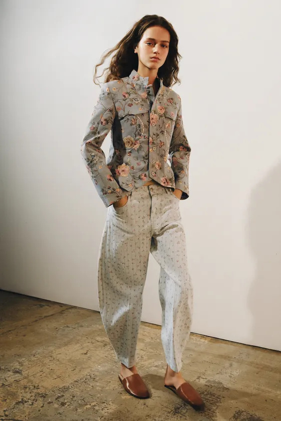 ZW COLLECTION JACQUARD BLAZER | Zara US