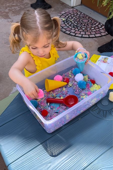 Toddler kids kinetic sand sensory kit
Ice cream 
Boy girl gift 
Summer fun
Birthday 

#LTKfamily #LTKGiftGuide #LTKkids