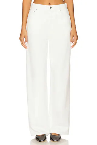 Low Slung Barrel Jeans in Au Natural Clean | Revolve Clothing (Global)