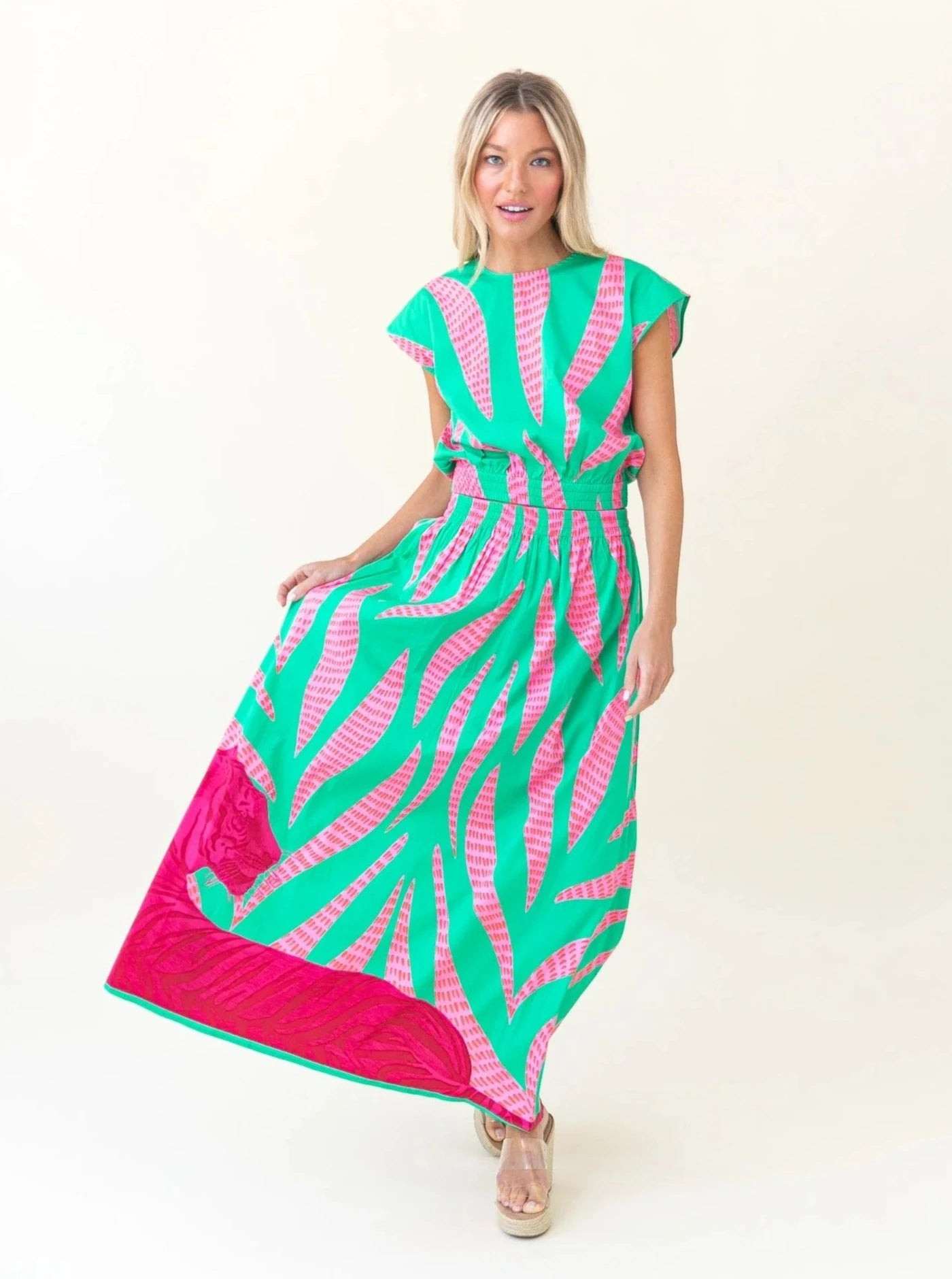Gardenia Skirt in Malachite Tigress | Beau & Ro