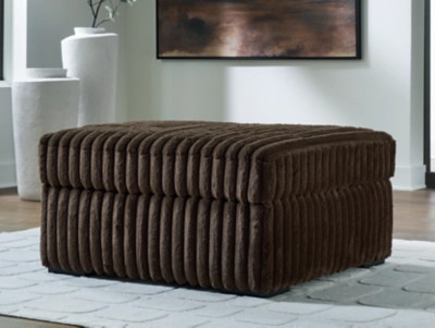 Midnight-Madness Accent Ottoman, Chocolate | Ashley