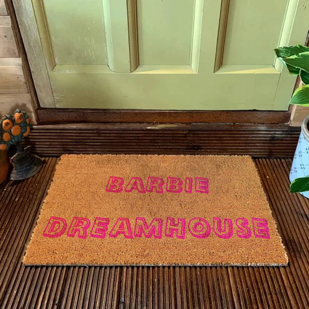 Barbie Dream House Mat Door Mat Welcome Entryway Coir Front - Etsy | Etsy (US)