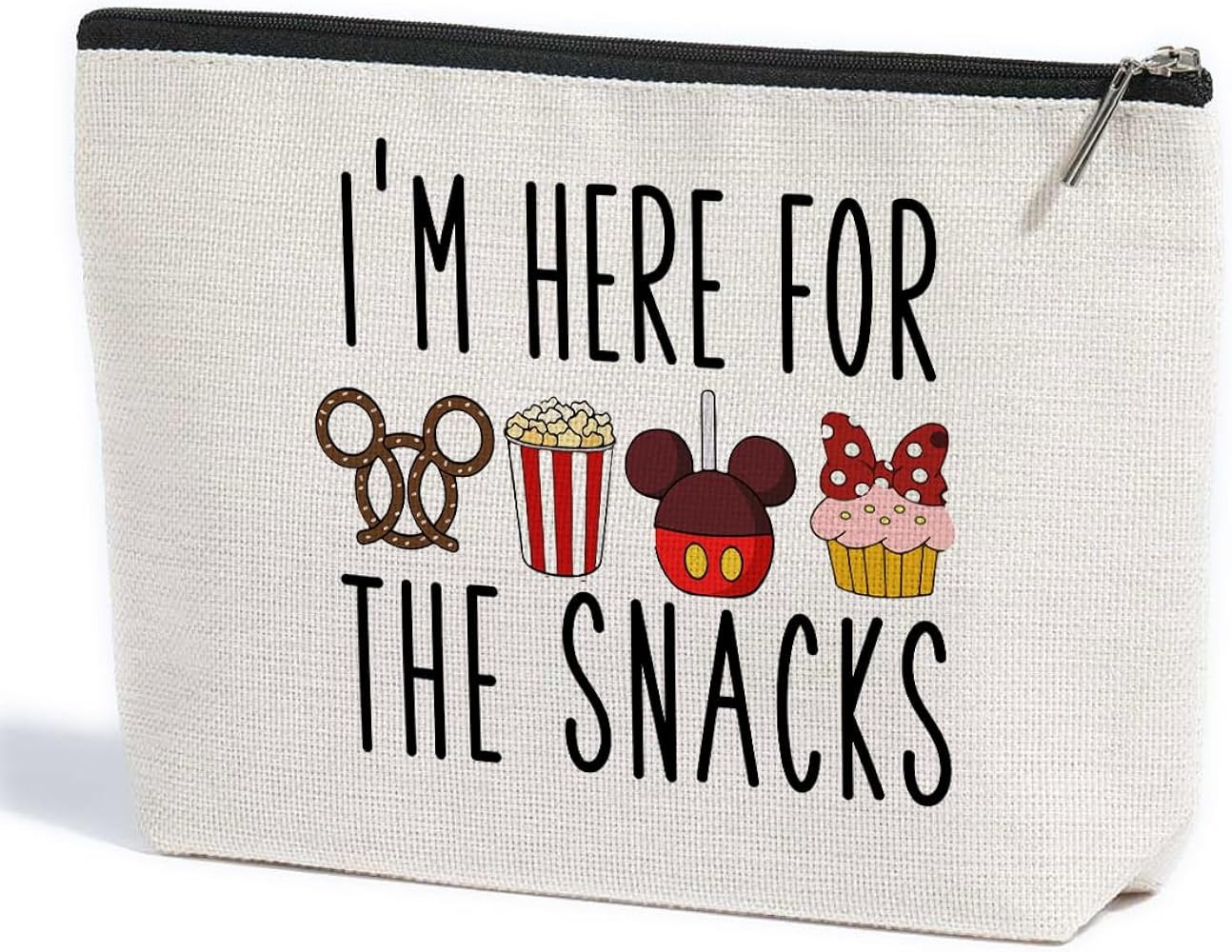 ZHAMEN Cartoon Mouse Makeup Bag Cosmetic Bag Zipper Pouch Funny Cute Mouse Themed Gifts Animal Lo... | Amazon (US)