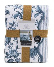 Cotton Floral Stripe Reversible Quilt | TJ Maxx
