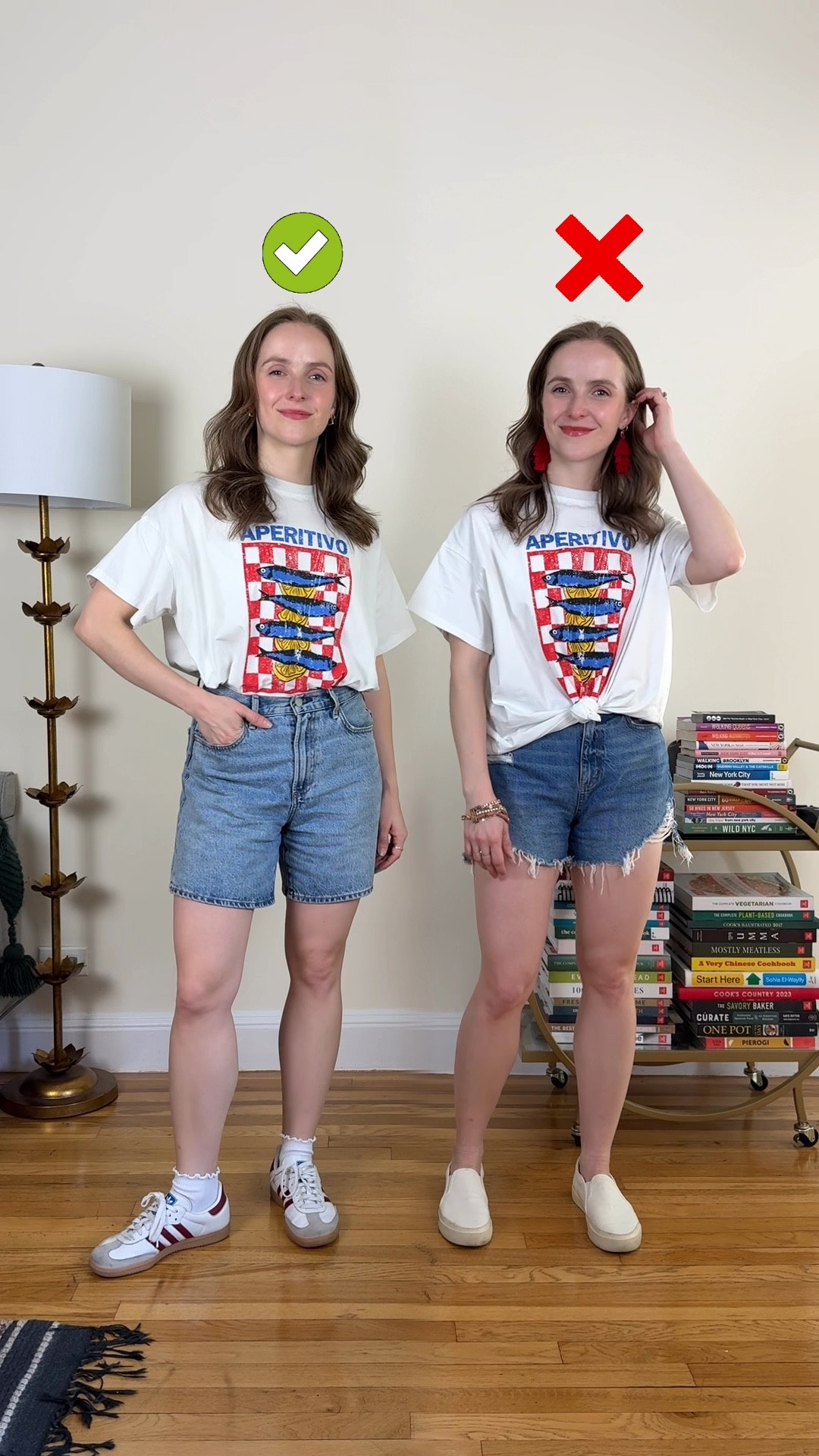 Millennial
Outfit makeover 