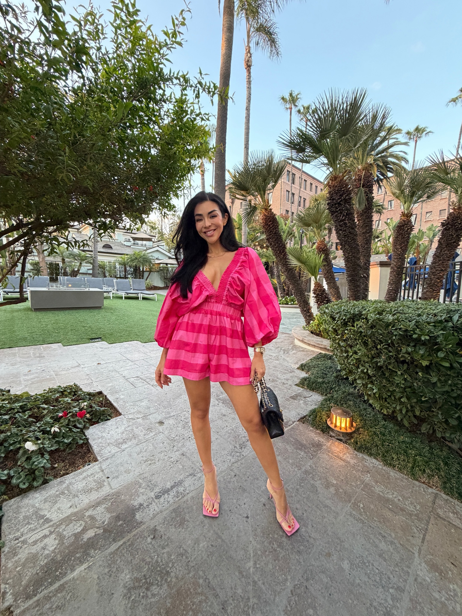The prettiest pink romperr

#LTKootd #LTKgrwm #LTKMothersDay