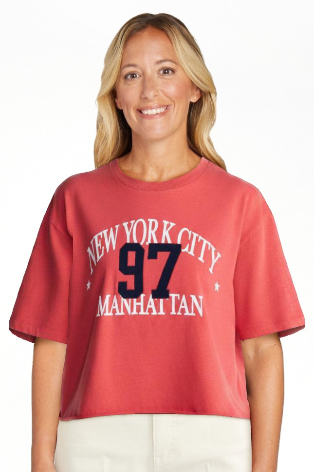 No Boundaries Boxy Cropped Graphic Tee, Women's and Women's Plus XXS-4X | Walmart (US)