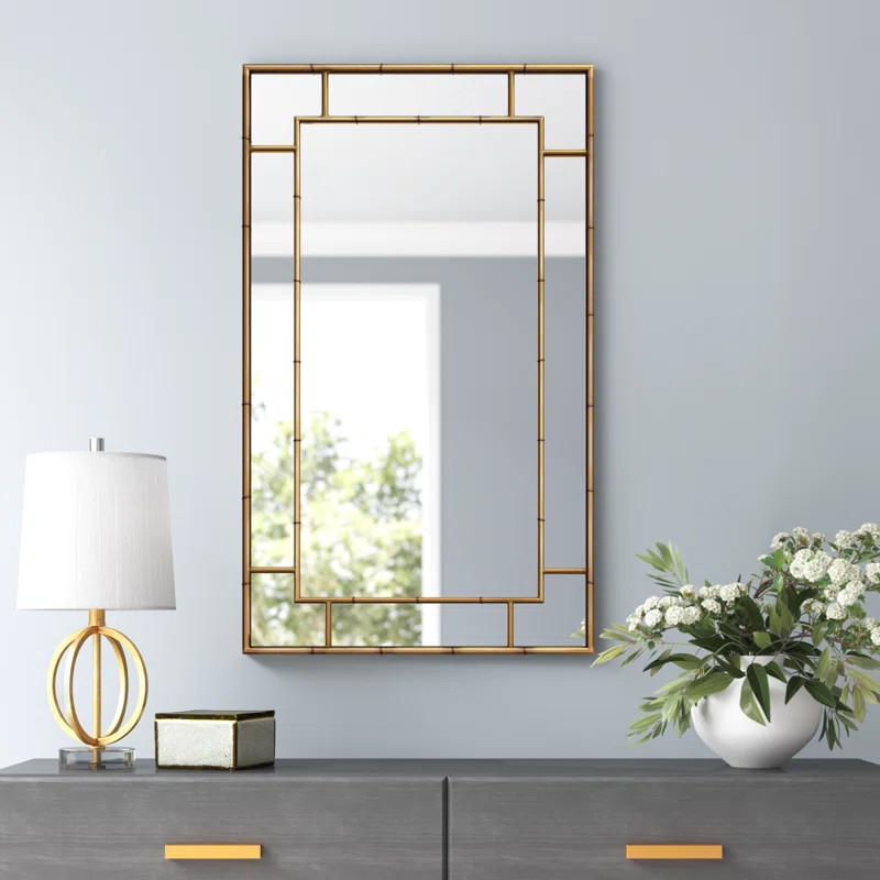 Roshan Iron Rectangle Mirror | Wayfair North America