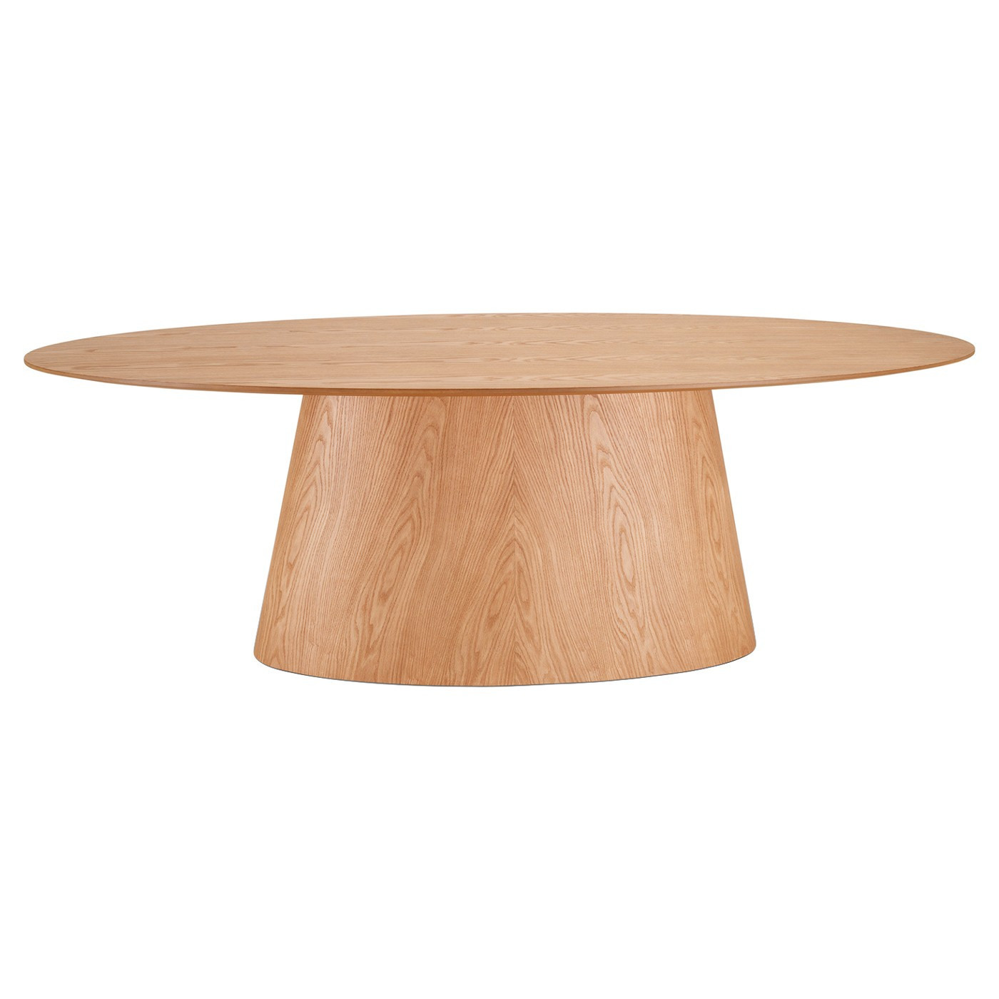Farley Modern Classic Brown Wood Oval Dining Table - 86 | Kathy Kuo Home