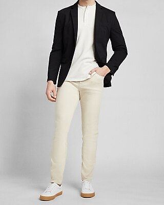 Slim Black Luxe Comfort Soft Suit Jacket | Express
