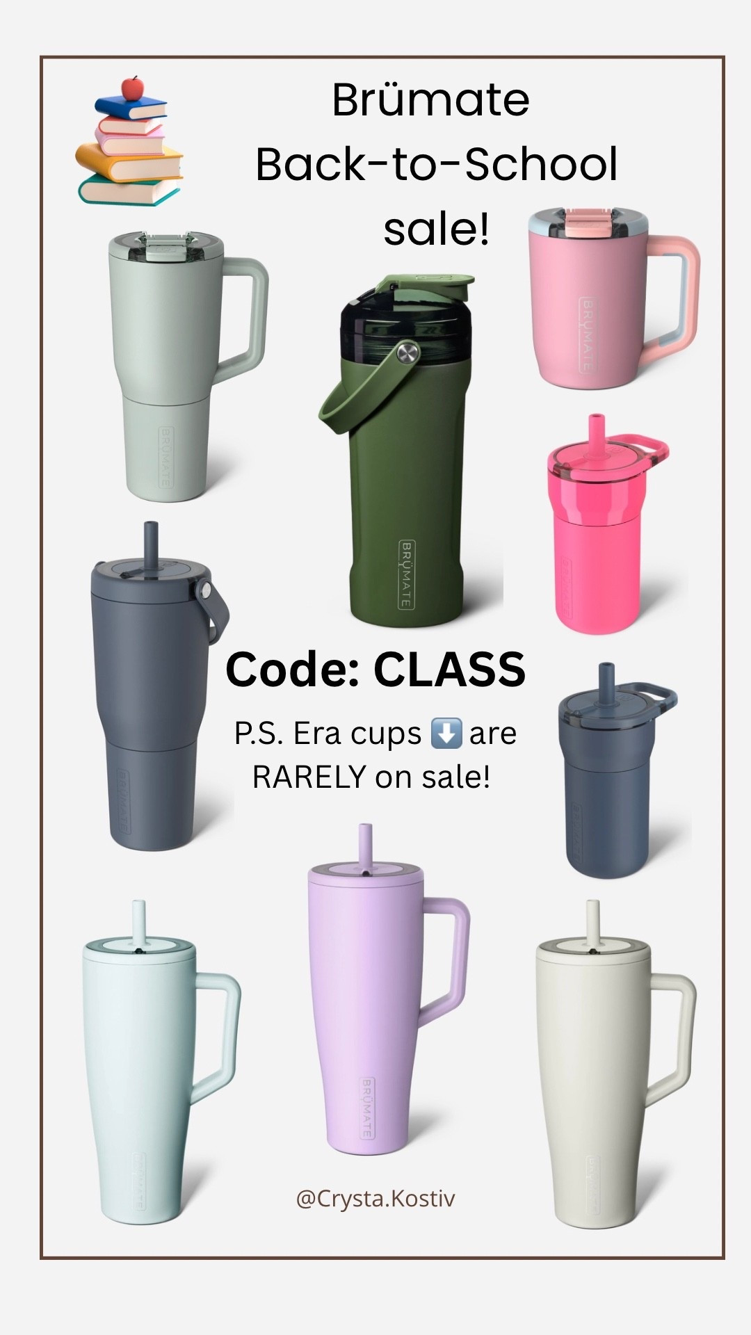Brümate is having a sale and it’s exciting because they rarely have a code that works on the Era series (aka my favorite cup). Code: CLASS gets you 20% off!

#LTKActive #LTKFindsUnder50 #LTKSaleAlert