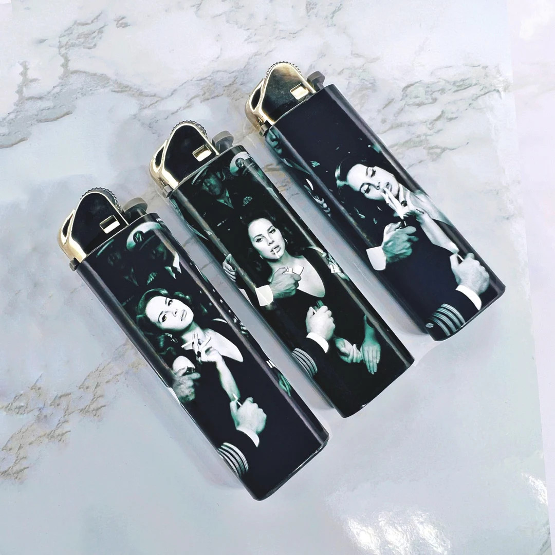 Lana Del Rey Lighter Set Ride Paradise Dark Paradise Lipstick - Etsy | Etsy (US)