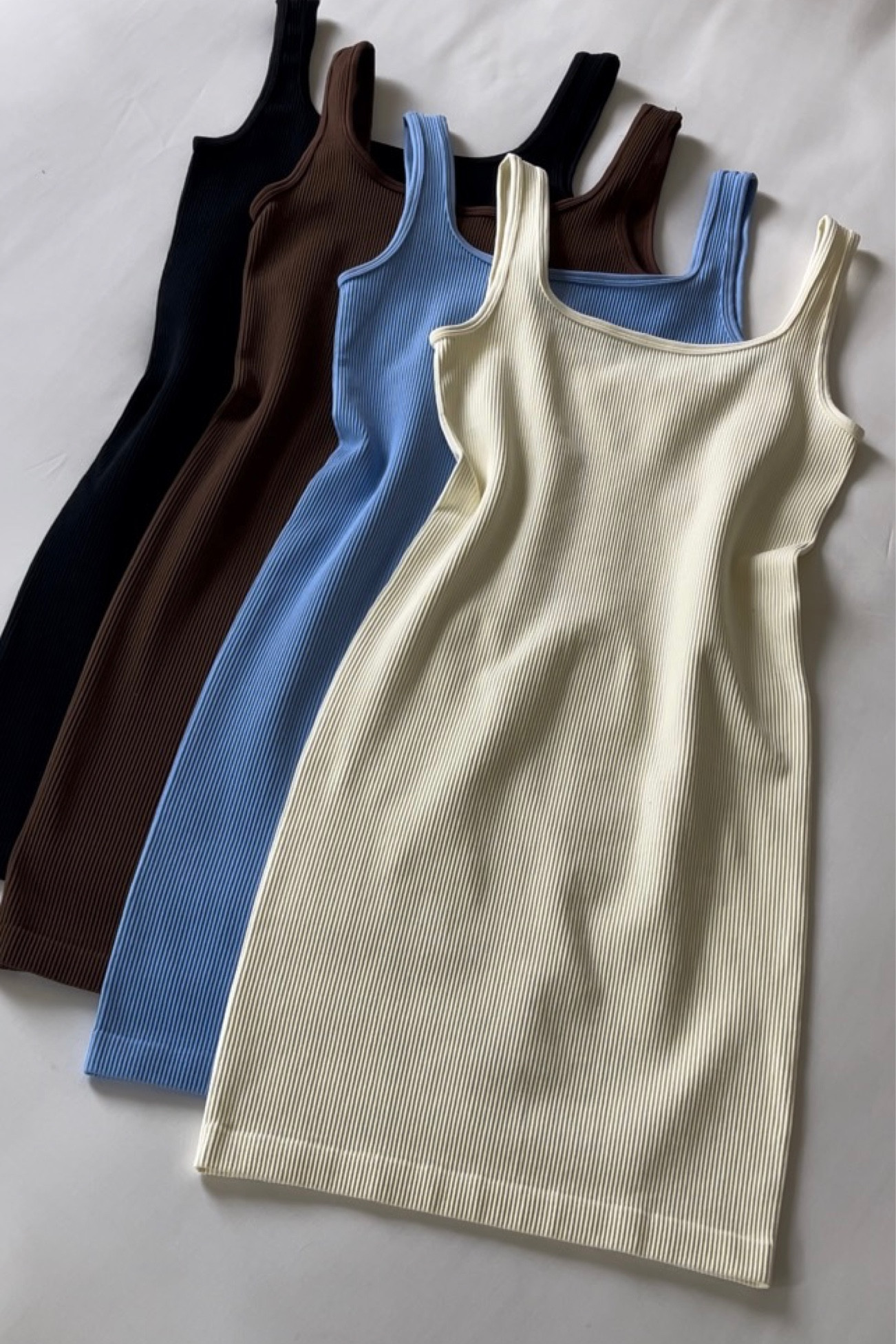 Helloooo pretty girl!!! 🥰🌷 Happy to share these SKIMS like dresses that provide comfort and style!!! Wearing size Small in dresses (linking an alternative for the blue one in case sizes are limited 🦋) and size 8 in shoes!!! My sticky bra is linked too!!! Hope your day is awesome, just like you!!! Xoxo!!!! 😍😍

#LTKunder50 #LTKstyletip #LTKunder100