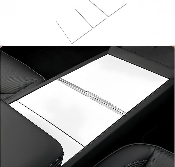 frani Center Console Wrap (White Edition) Designed for Tesla Model 3 Highland 2024-2026/Model Y J... | Amazon (US)