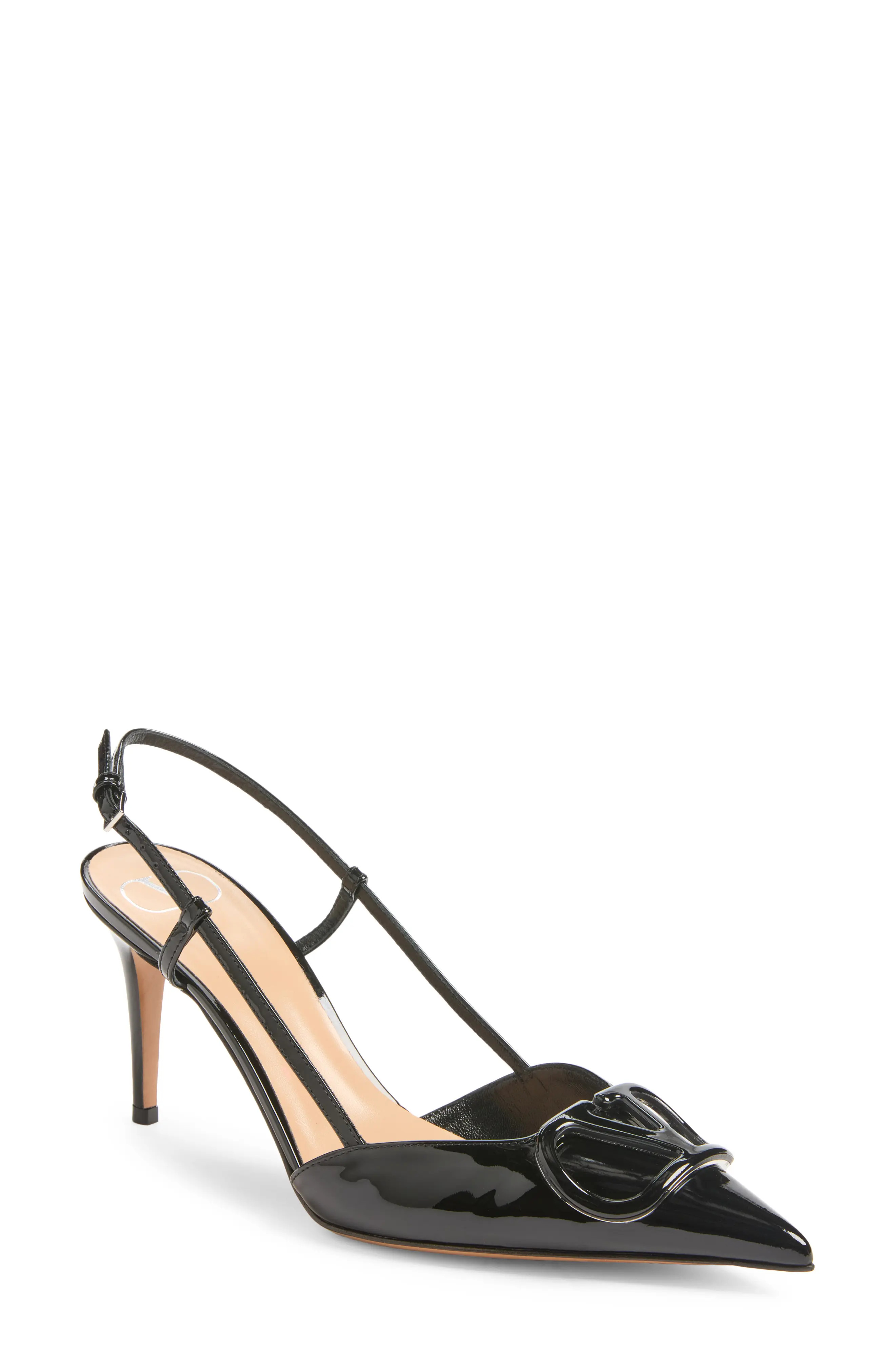 Valentino VLOGO Pointed Toe Slingback Pump (Women) | Nordstrom | Nordstrom