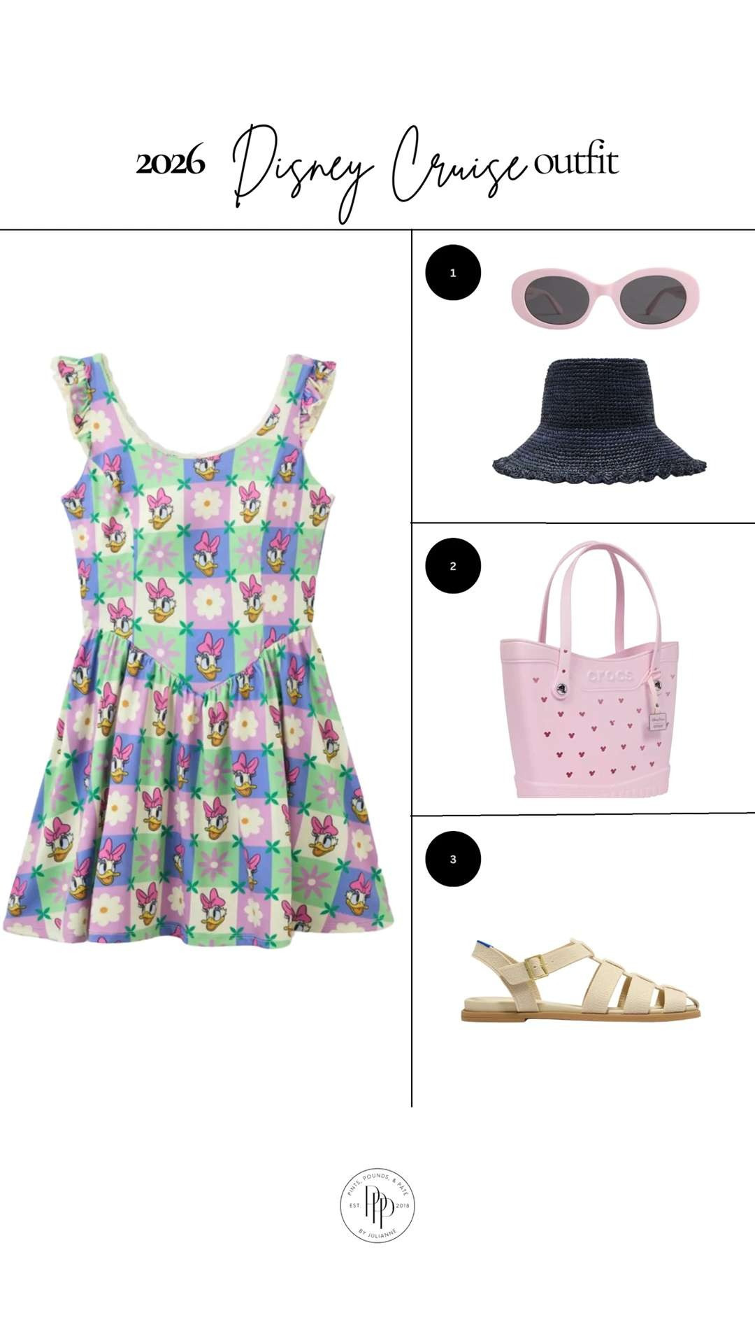 Disney cruise outfit inspo 🛳️✨ This dress is perfect for a day at sea — colorful, comfy, and so cute with the pink tote, sunnies, bucket hat, and sandals.

spring, summer, beach vacation outfit, disney world, disneyland, disney cruise 

 #LTKootd #LTKSeasonal #LTKTravel