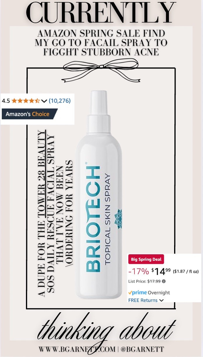Better than the Tower 28 SOS spray (you get so much more!) I have been using this for years now and it’s a must have in my daily skincare routine! I also keep one in the car & in my gym bag just in case

Under $15 today as part of the Amazon Spring Sale 

Skin Spray | tower 28 sos spray | skincare | acne safe 

#LTKSaleAlert #LTKBeauty #LTKFindsUnder50
