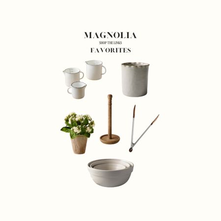 Magnolia Favs! Vase, measuring cup, planter, bowls, tongs, paper towel holder !

#LTKxSephora #LTKxTarget #LTKFestival