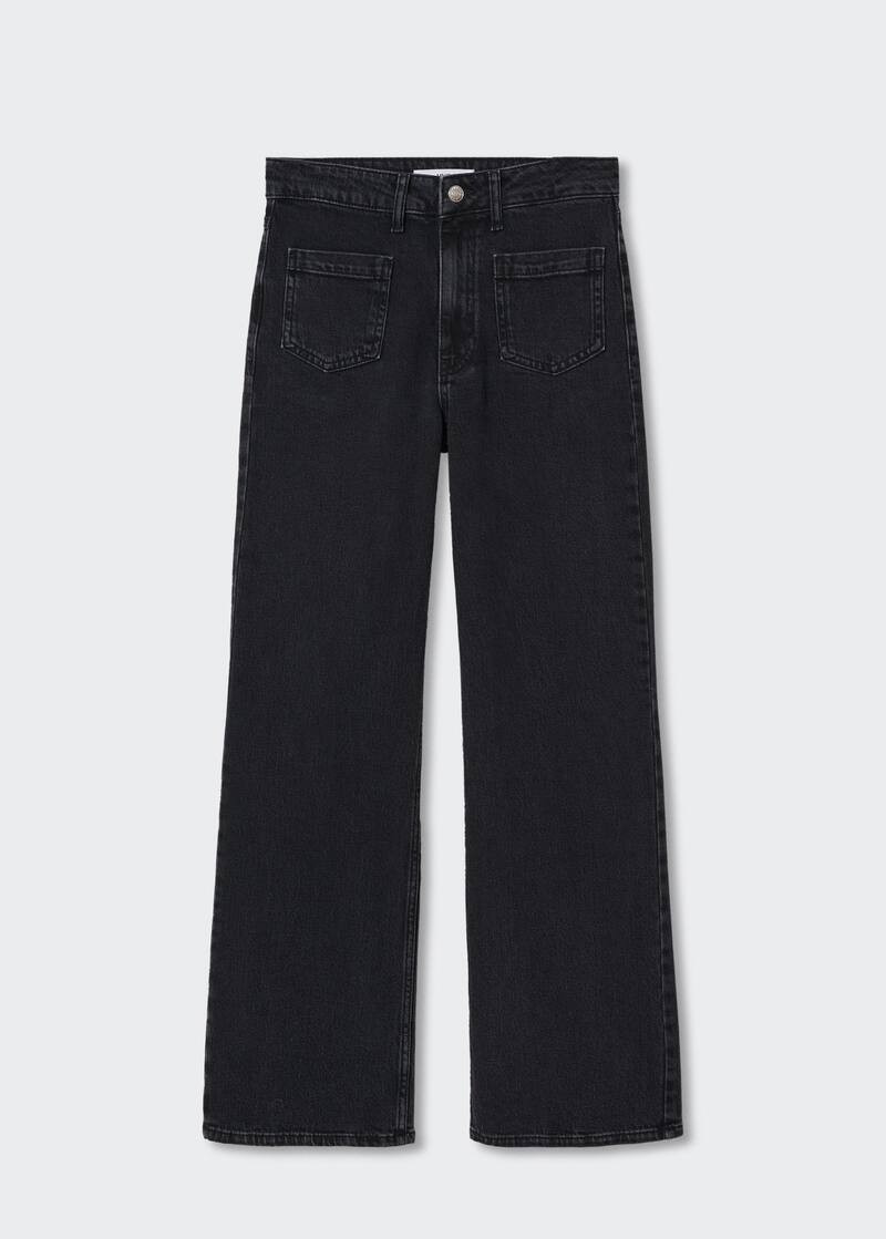 Search: Wide leg black jeans (33) | Mango USA | MANGO (US)