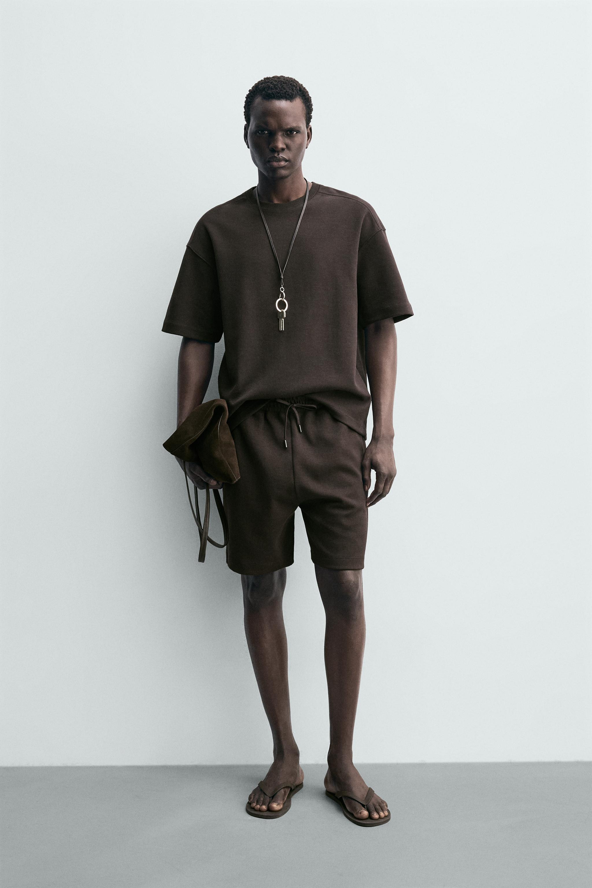 RELAXED FIT INTERLOCK SWEATSHIRT | Zara UK