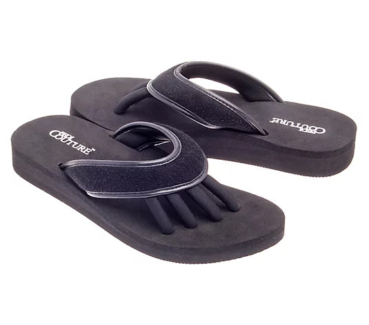 Pedi Couture On-the-Go Pedicure Sandal - QVC.com | QVC