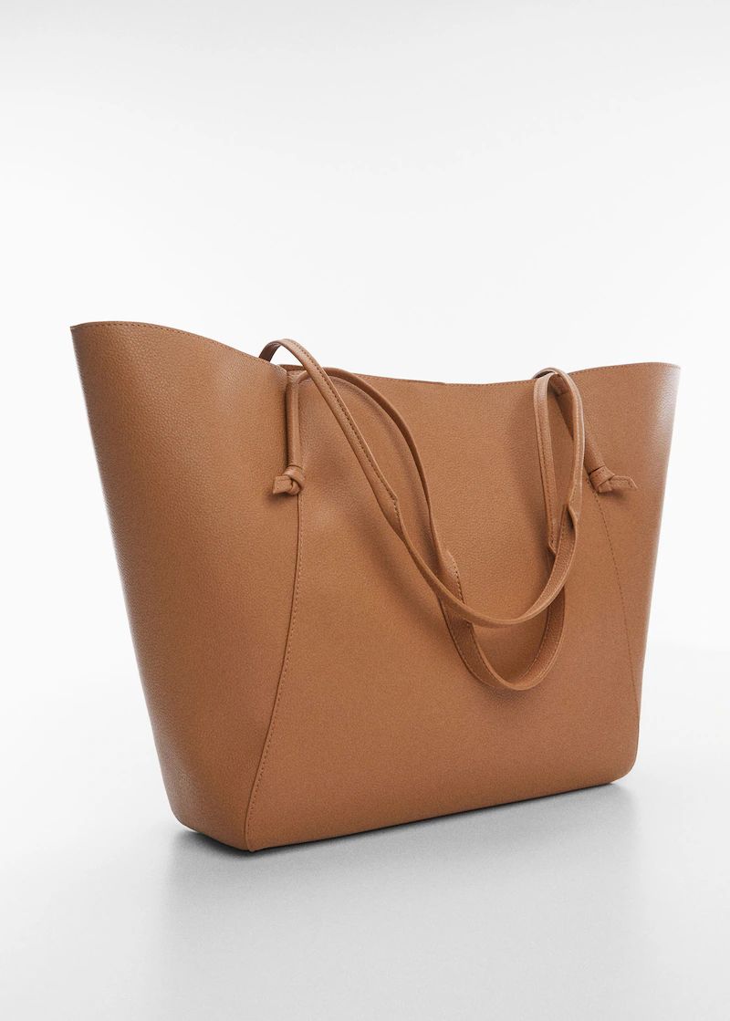 Knot handle shopper bag | MANGO (UK)