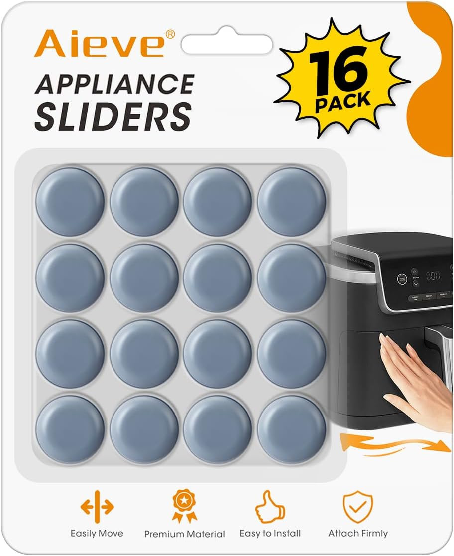 Aieve Appliance Slider, 16 Pcs Self Adhesive Appliance Rollers | Amazon (US)