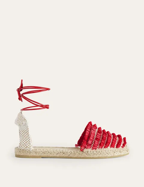 Fringe Detail Flat Espadrilles | Boden (US)