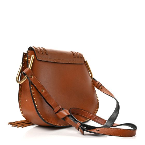 Calfskin Braided Medium Hudson Shoulder Bag Caramel | FASHIONPHILE (US)