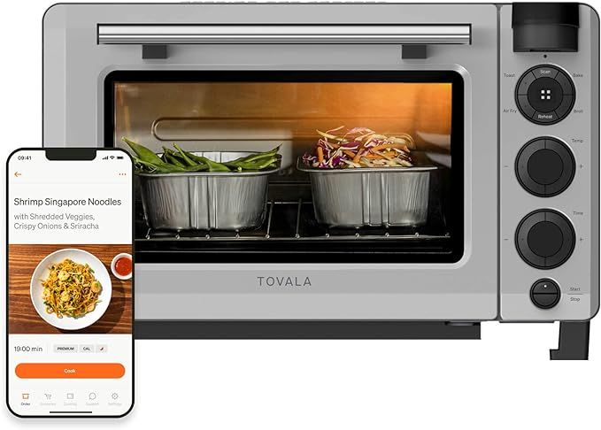 Tovala Smart Oven, 5-in-1 Air Fryer Oven Combo - Air Fry, Toast, Bake, Broil, and Reheat - Smartp... | Amazon (US)