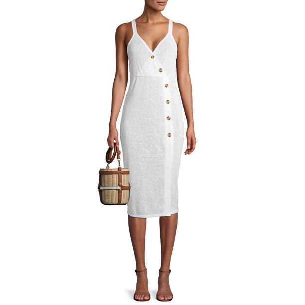 Time and Tru Sweater Knit Swimsuit Cover Up | Walmart (US)