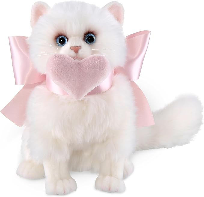 Bearington Pretty Kitty Stuffed Cat, 10 Inch Kitten Stuffed Animal | Amazon (US)