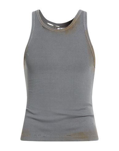 Willy Chavarria Man Tank top Grey Size S Pima Cotton | YOOX (US)